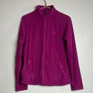 The North Face Magenta Fuchsia Fleece Jacket. Size Small.